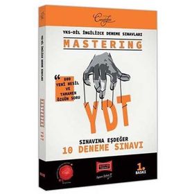 Yargı Yayınları - YKS-DİL İngilizce Deneme Sınavları Mastering YDT 10 Deneme Sınavı 2.Baskı