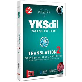 Yargı Yayınları YKSDİL Yabancı Dil Testi Translation 2 Orta Seviye Renkli Çeviriler