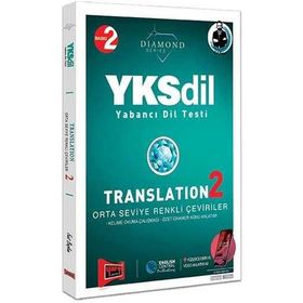 Yargı Yayınları YKSDİL Yabancı Dil Testi Translation 2 Orta Seviye Renkli Çeviriler