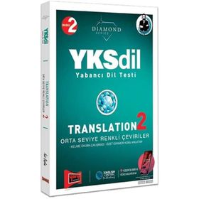 Yargı Yayınları YKSDİL Yabancı Dil Testi Translation 2 Orta Seviye Renkli Çeviriler