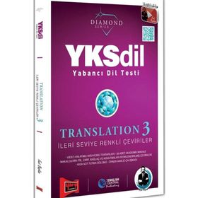 Yargı Yayınları YKSDİL Yabancı Dil Testi Translation 3 İleri Seviye Renkli Çeviriler