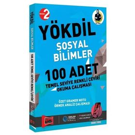 Yargı Yayınları YÖKDİL Sosyal Bilimler 100 Adet Temel Seviye Renkli Çeviri Okuma Çalışması