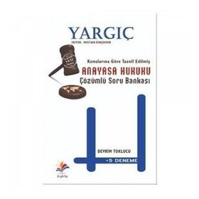 Yargıç Anayasa Hukuku Çözümlü Soru Bankası Yayınları