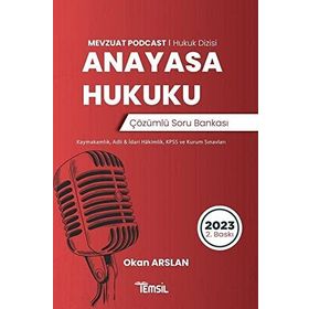 Yargıç Anayasa Hukuku Çözümlü Soru Bankası Yayınları