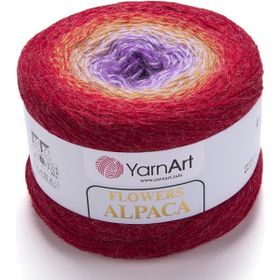 Yarnart 419 Flowers Alpaca Ebruli El Örgü İpi