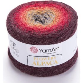 Yarnart 422 Flowers Alpaca Ebruli El Örgü İpi