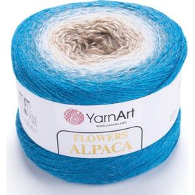 Yarnart 431 Flowers Alpaca Ebruli El Örgü İpi