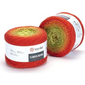 Yarnart 539 Flowers Merino Ebruli El Örgü İpi