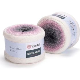 Yarnart 546 Flowers Merino Ebruli El Örgü İpi