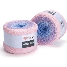 Yarnart 551 Flowers Merino Ebruli El Örgü İpi