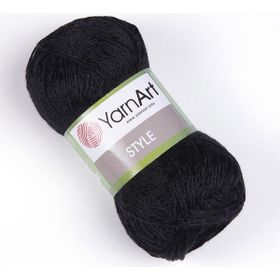 Yarnart 651 Style Siyah Parlak El Örgü İpi