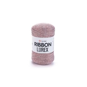Yarnart 727 Ribbon Lurex Simli Aksesuar Gri Bakır El Örgü İpi