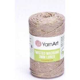 Yarnart 768 Twisted Macrame Lurex 3 mm El Örgü İpi