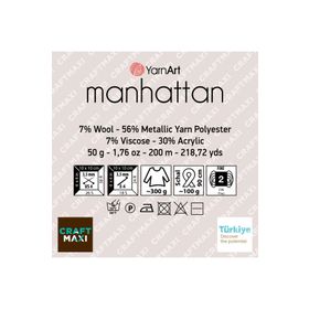 Yarnart 908 Manhattan Simli El Örgü İpi