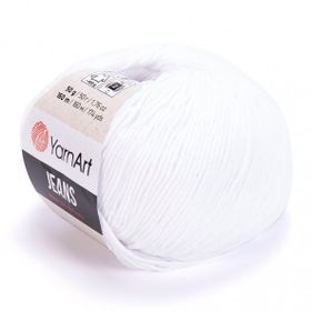 Yarnart Jeans 62 Beyaz İplik