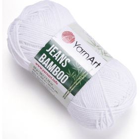 Yarnart Jeans Bamboo 101 Beyaz İplik