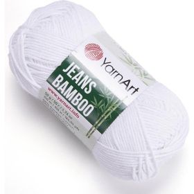 Yarnart Jeans Bamboo 101 Beyaz İplik
