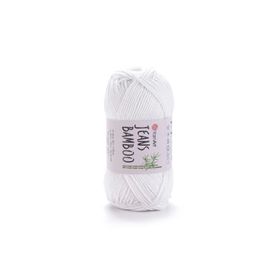 Yarnart Jeans Bamboo 101 Beyaz İplik