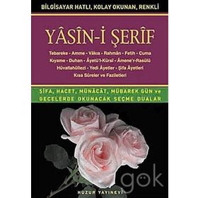 YASIN-I ŞERIF (KOD:014) (HAFIZ BOY, ŞAMUA) TÜRKÇE OKUNUŞLU, BILGISAYAR HATLI - HATICE SAĞLAM