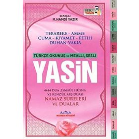 Yasin Orta Boy Selefonlu Sesli Bilgisayar Hatlı Mavi-Pembe - kollektif
