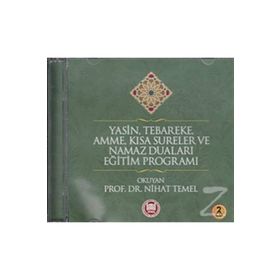 Yasin, Tebareke, Amme, Kısa Sureler ve Namaz Duaları Eğitim Programı 2 Adet CD - kollektif