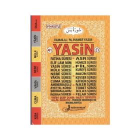 YASIN TÜRKÇE OKUNUŞLU MEALLI (CEP BOY-KOD: F019) - ELMALILI MUHAMMED HAMDI YAZIR