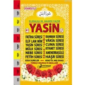 YASIN TÜRKÇE OKUNUŞLU MEALLI (ORTA BOY-KOD:F018) - ELMALILI MUHAMMED HAMDI YAZIR