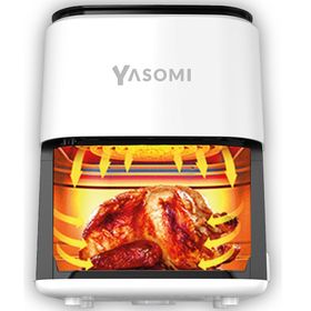 Yasomi Y35 1350W 3.5 lt Beyaz Camlı Airfryer