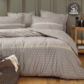 Yataş Amora 160x220 cm Gri Tek Kişilik Nevresim Takımı