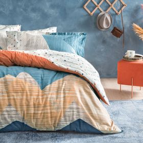 Yataş Bedding Aden Ranforce Lacivert Çift Kişilik Nevresim Takımı