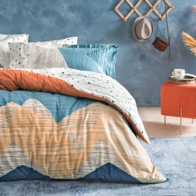 Yataş Bedding Aden Ranforce Lacivert Tek Kişilik Nevresim Takımı