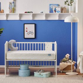 Yataş Bedding Baby Blue Star 90x190 cm Mini DHT Yaylı Bebek Yatağı