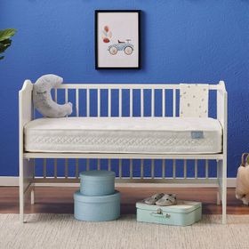 Yataş Bedding Baby Blue Star Mini DHT Yaylı 80x130 cm Bebek Yatağı