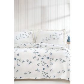 Yataş Bedding Betta Mavi Çift Kişilik Pike Takımı