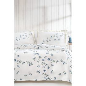 Yataş Bedding Betta Mavi Tek Kişilik Pike Takımı