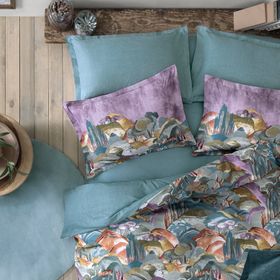 Yataş Bedding Darcy Şönil Battaniyeli Ranforce 200x220 cm Çift Kişilik Nevresim Takımı