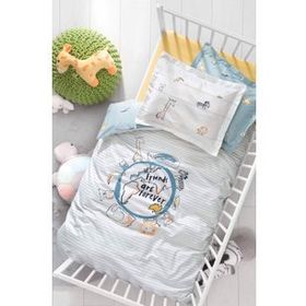 Yataş Bedding Friends Ranforce Nil Yeşili Bebek Nevresim Takımı