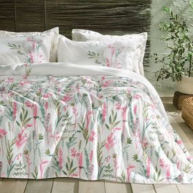 Yataş Bedding Hana Pembe Çift Kişilik Pike Takımı