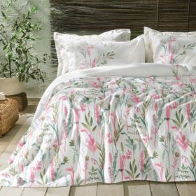 Yataş Bedding Hana Pembe Tek Kişilik Pike Takımı