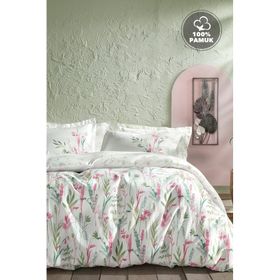 Yataş Bedding Hana Ranforce Pembe Tek Kişilik Nevresim Takımı