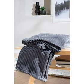 Yataş Bedding Holly Wellsoft Antrasit Tv Battaniyesi
