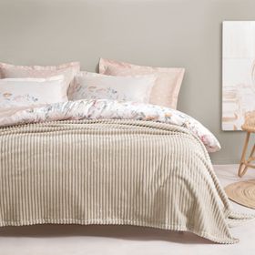 Yataş Bedding Holly Wellsoft Ekru Çift Kişilik Battaniye