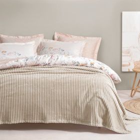 Yataş Bedding Holly Wellsoft Ekru Çift Kişilik Battaniye