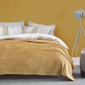 Yataş Bedding Holly Wellsoft Hardal Çift Kişilik Battaniye