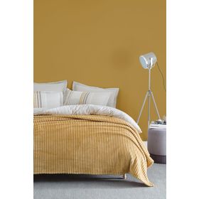 Yataş Bedding Holly Wellsoft Hardal Çift Kişilik Battaniye