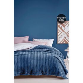 Yataş Bedding Holly Wellsoft İndigo Çift Kişilik Battaniye