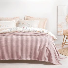 Yataş Bedding Holly Wellsoft Pudra Çift Kişilik Battaniye