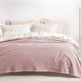Yataş Bedding Holly Wellsoft Pudra Tek Kişilik Battaniye