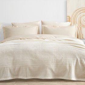 Yataş Bedding Holly Wellsoft Şampanya Çift Kişilik Battaniye