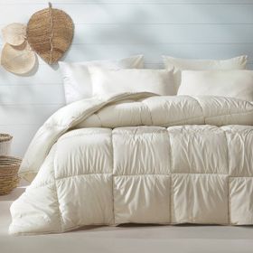 Yataş Bedding Macaron Krem Çift Kişilik Yorgan Seti
